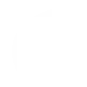 White leaf silhouette on a black background. The simple, bold design creates a minimalist and modern feel, symbolizing nature and sustainability